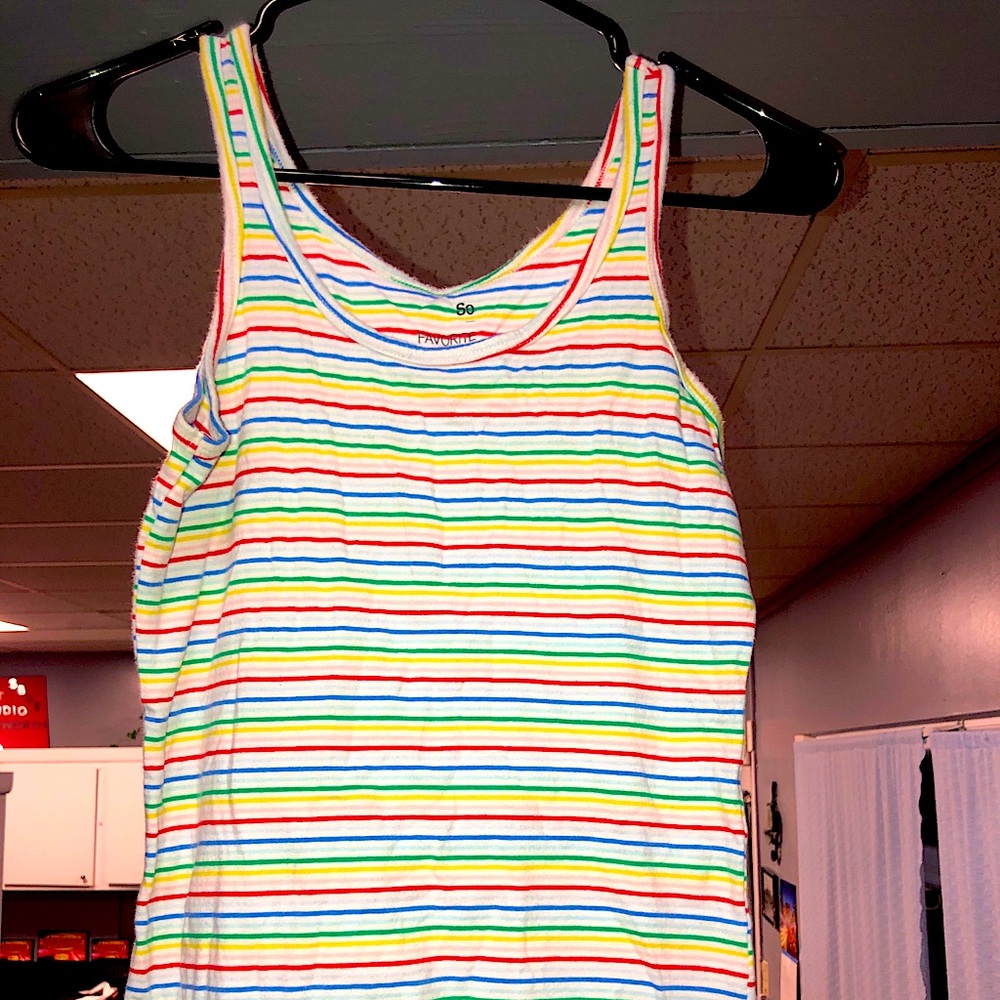 Rainbow 🌈 Striped Tank!